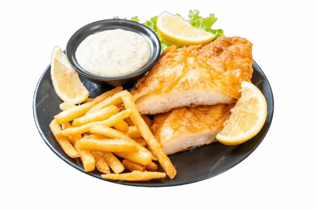 fried fish and chips platter served fresh in Orange NJ
